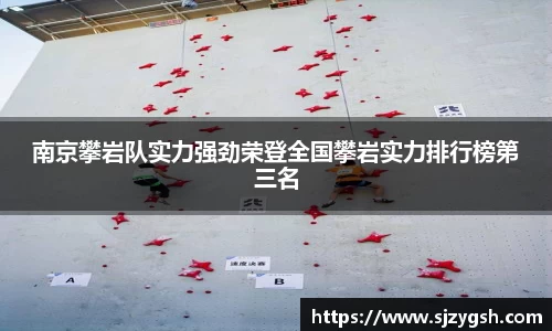 南京攀岩队实力强劲荣登全国攀岩实力排行榜第三名